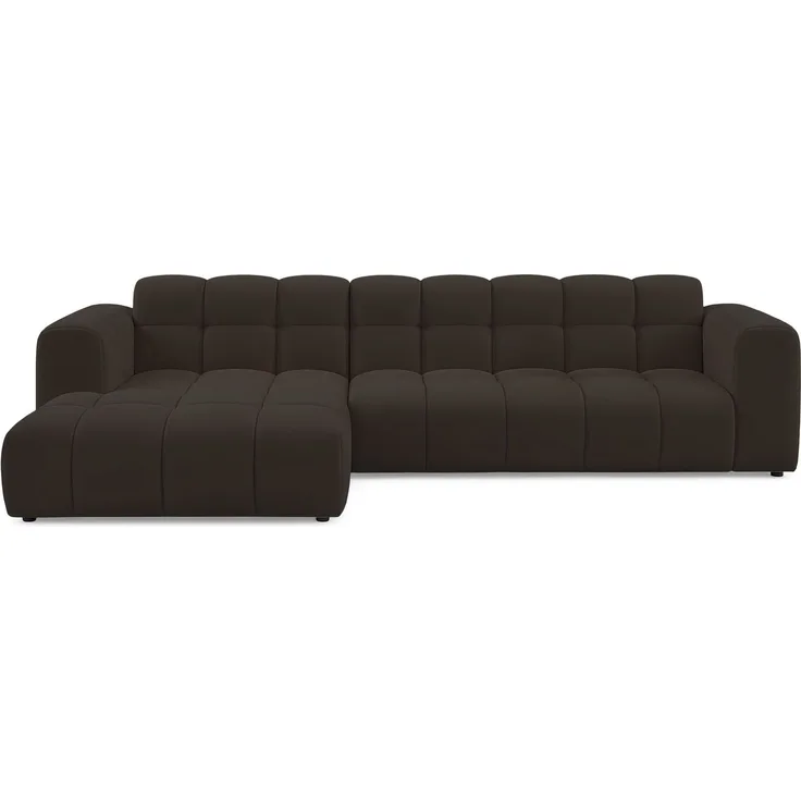 Selsey 'Boloon' Ecksofa L-Form, 3-Sitzer, links, Samt Braun, 300 cm