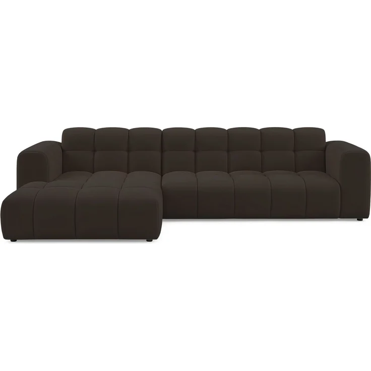 Selsey 'Boloon' Ecksofa L-Form, 3-Sitzer, links, Samt Braun, 300 cm – Bild 1