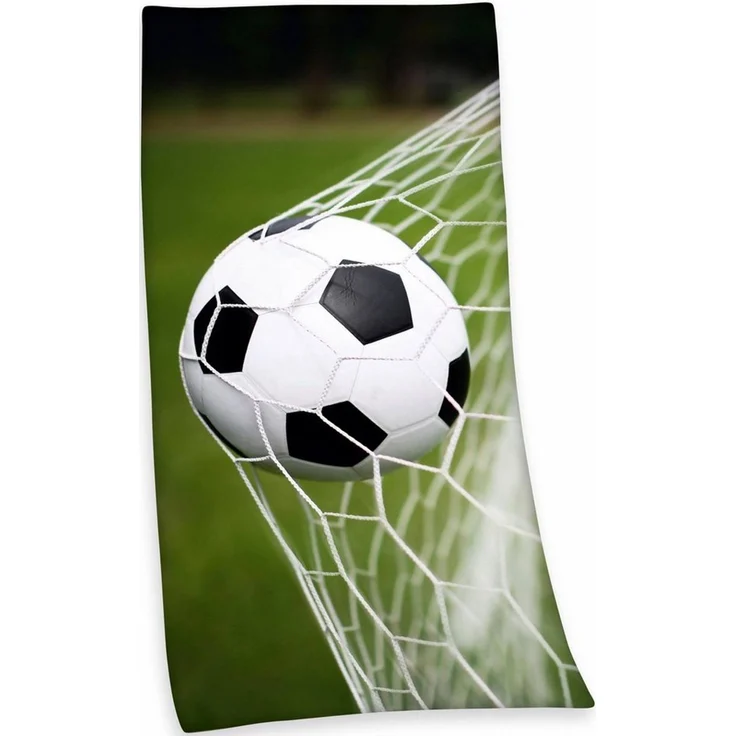 Fußball Velourstuch Duschtuch Badetuch Handtuch Strandtuch 75x150 cm – Bild 1