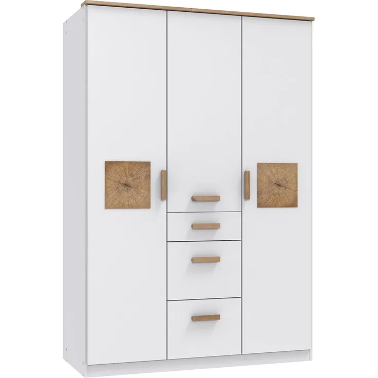 Gotland Schrank weiß Holzwerkstoff 135cm x 199cm x 58cm