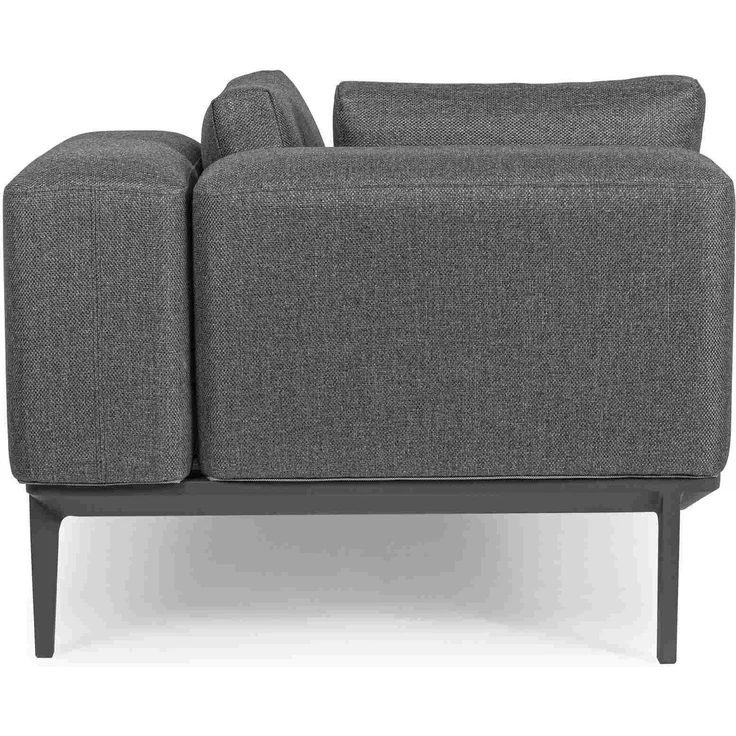 Gartensofa Matrix aus Aluminium, modern gepolstert, Anthrazit Sand, 2-3 Sitzplätze – Bild 6