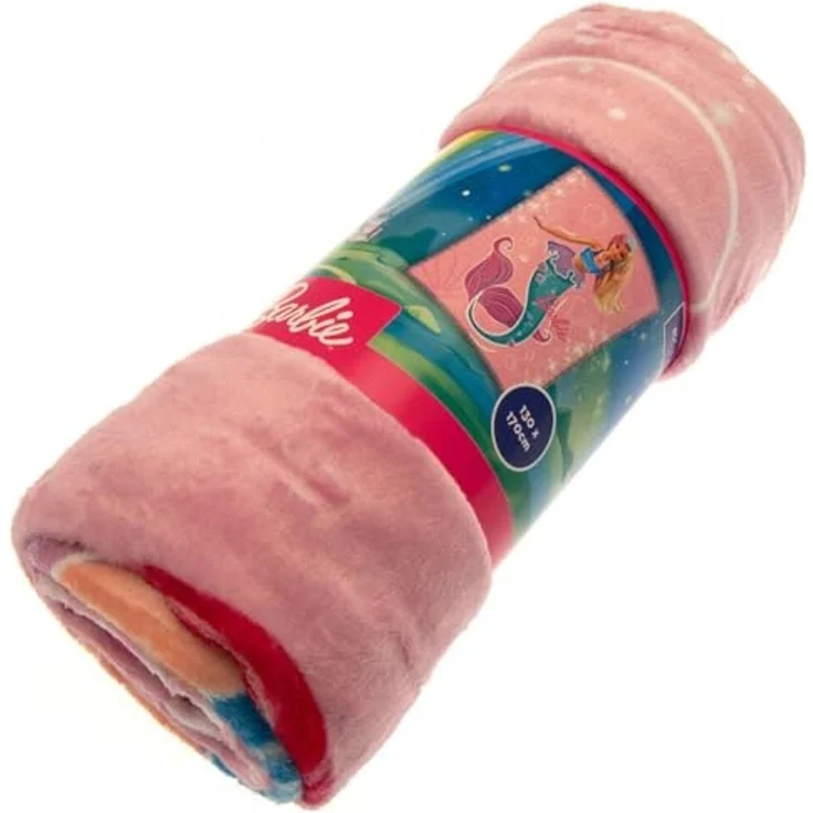 Barbie Coral Fleecedecke - 130 x 170 cm – Bild 3