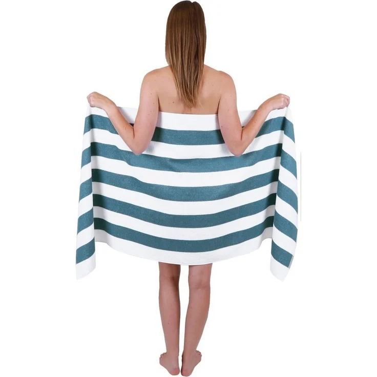 Betz Saunatuch Badetuch XXL Berlin mt Streifen Größe 70 x 180 cm, 100% Baumwolle (1-St) – Bild 5