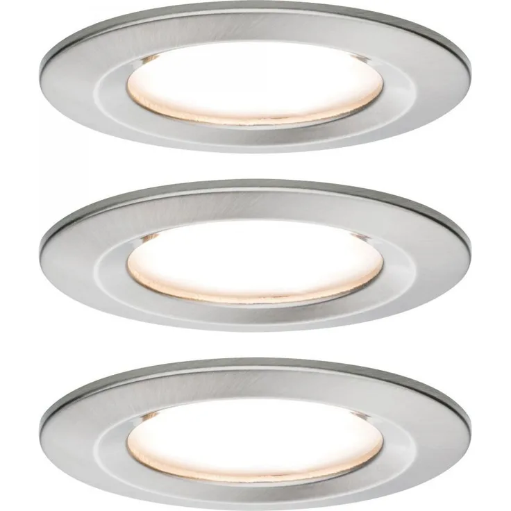 Paulmann No. 93494 Einbauleuchte LED Coin Nova rund 6W Eisen 3-Stufen dimmbar IP44
