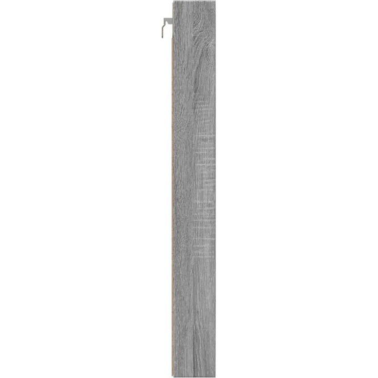 vidaXL Vitrinenschrank Grau Sonoma 100x8,5x75 cm Holzwerkstoff 847938 – Bild 6