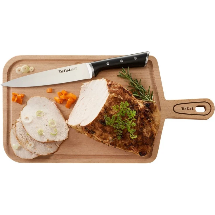 Tefal 'K23207 Ice Force' Fleisch und Schinkenmesser, Edelstahl schwarz, 20 cm – Bild 4
