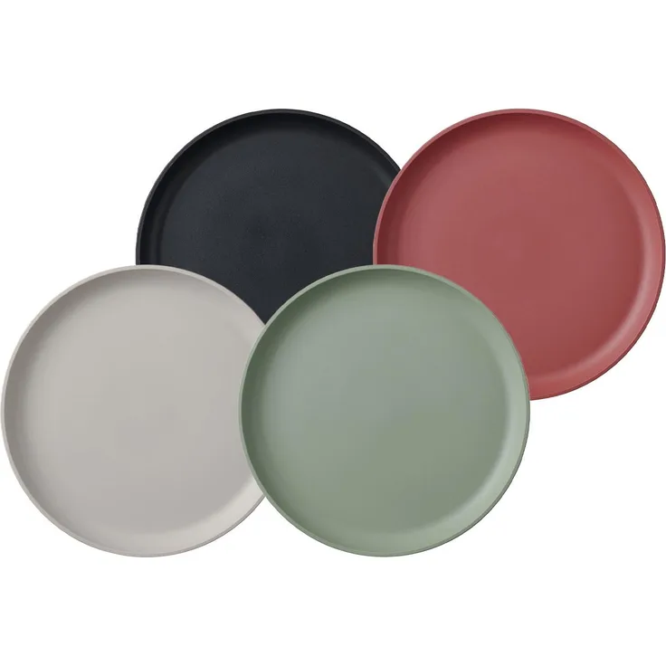 Mepal SILUETA Frühstücksteller ø 23 cm 4er Set Bunt