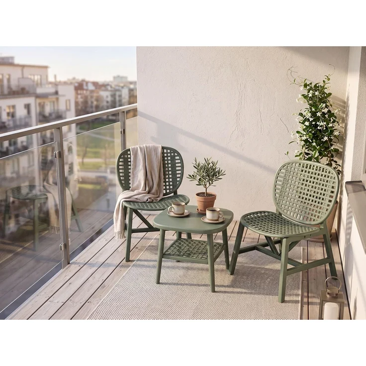 Bistro Set SICELLE Grün – Bild 2