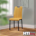 HTI-Living Esszimmerstuhl Stuhl Denton Gelb (Set, 2 St), Esszimmerstuhl
