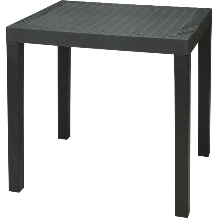 Progarden Balkonset Gartenmöbel Terrassenmöbel Anthrazit 3 Tlg. Set, (Set, 3-tlg, Packung), Schwarz, Rattan Optik, 3tlg, Wetterfest – Bild 3