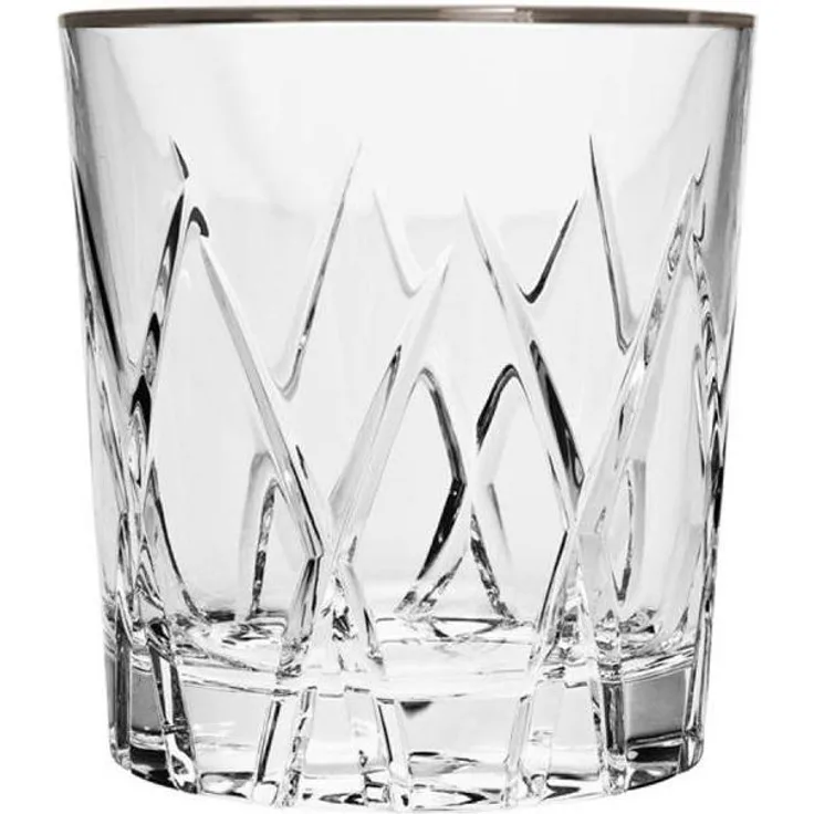 Whiskyglas Kristall London Platin clear (9,3 cm)