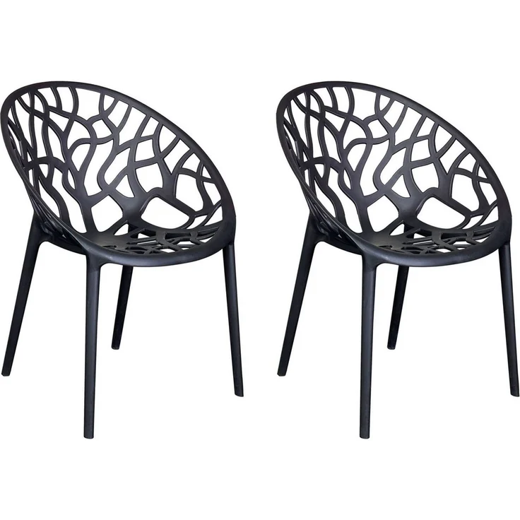 LC Garden Stapelstuhl LC Garden »Vomo« Gartenstuhl Stapelstuhl Kunststoff stapelbar (2 St) – Bild 5