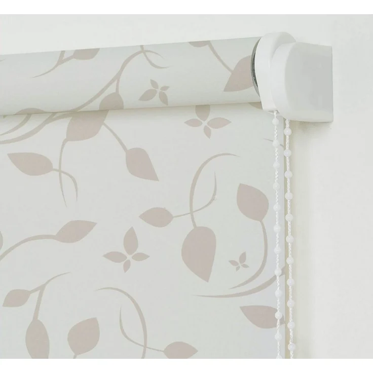 Seitenzugrollo Seitenzugrollo Design Ranke, Liedeco, transparent, freihängend, verschraubt, Lichtdurchlässig mit Sichschutz, flexibel montierbar – Bild 3