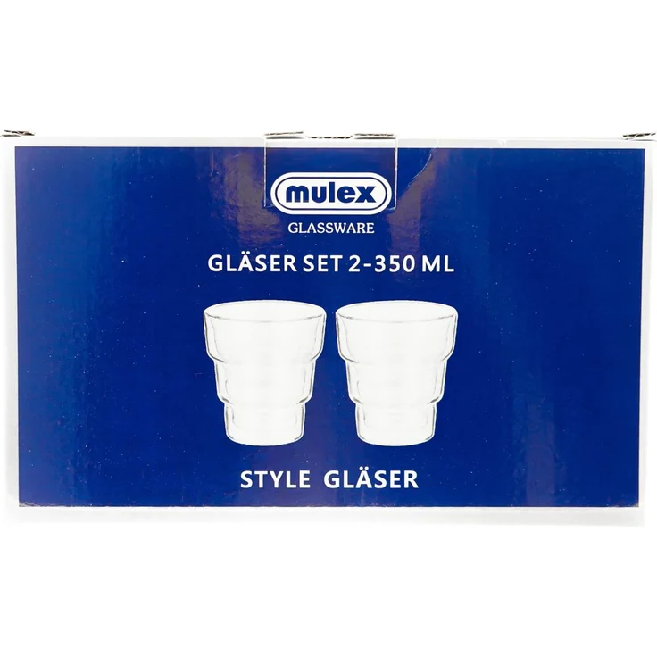 Mulex 4 Tlg. Gläser-Set Hitzebeständig für Heiß- und Kaltgetränke 350 ml aus Borosilikatglas – Bild 4