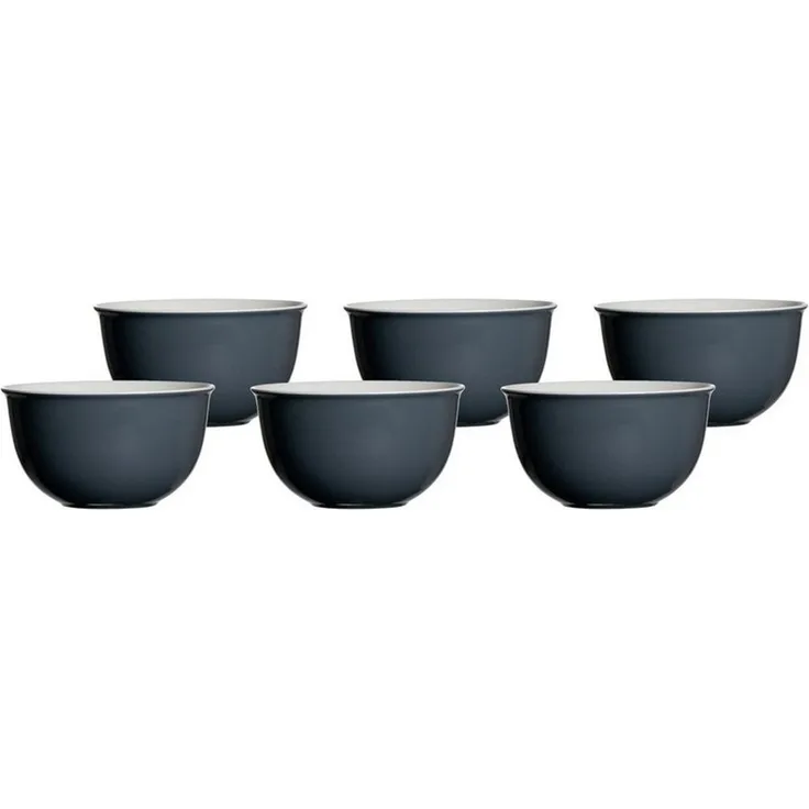 Ritzenhoff & Breker DOPPIO Müslischale 14 cm anthrazit 6er Set