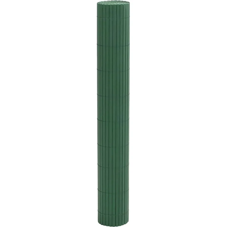 vidaXL Gartenzaun Doppelseitig Grün 1,8x5 m PVC 42002624 – Bild 4
