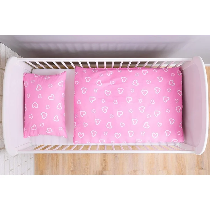 Amilian Kinderbettwäsche 100x135 - Bettwäsche Kinder - Kopfkissenbezug 40x60 cm Babybettwäsche, 2 teilig, 100% Baumwolle, für Mädchen und Jungen – Bild 3