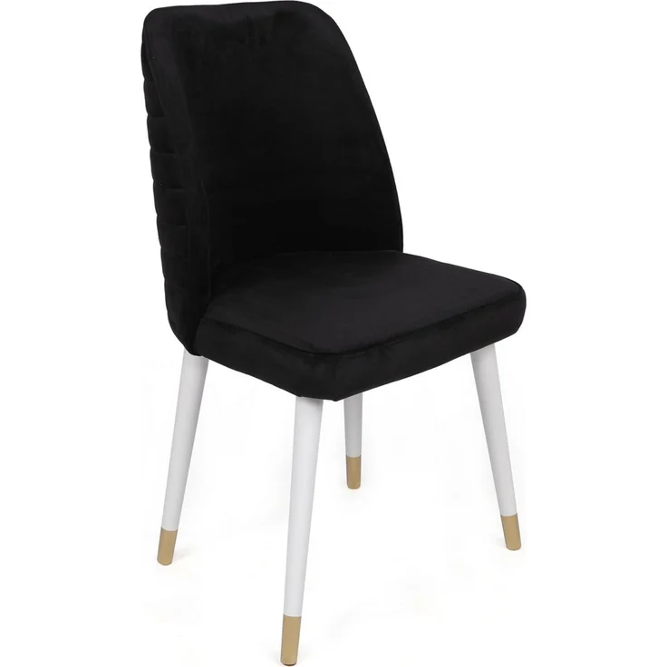 Skye Decor 'Hugo-406 V2' Stuhlset (2-teilig), Schwarz / Weiß, 50 x 90 x 49 cm – Bild 2