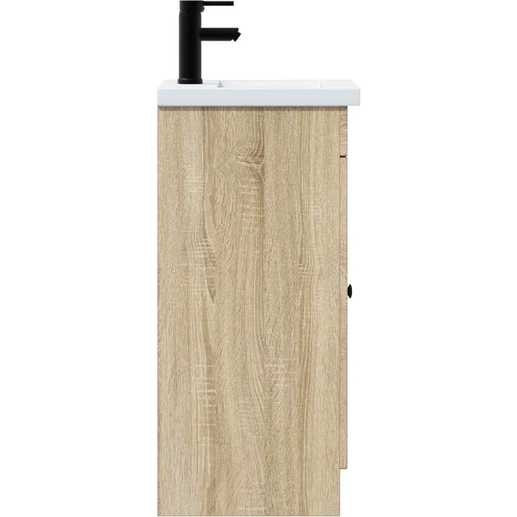 vidaXL Badezimmerschrank mit Waschbecken Sonoma-Eiche 890056 – Bild 4