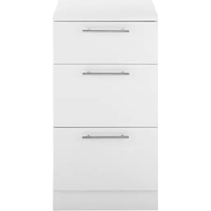 Laundreezy Unterschrank, Weiß - Schubladenschrank für Waschküche & Hauswirtschaftsraum - 50 x 92 x 68 cm (B/H/T) – Bild 9