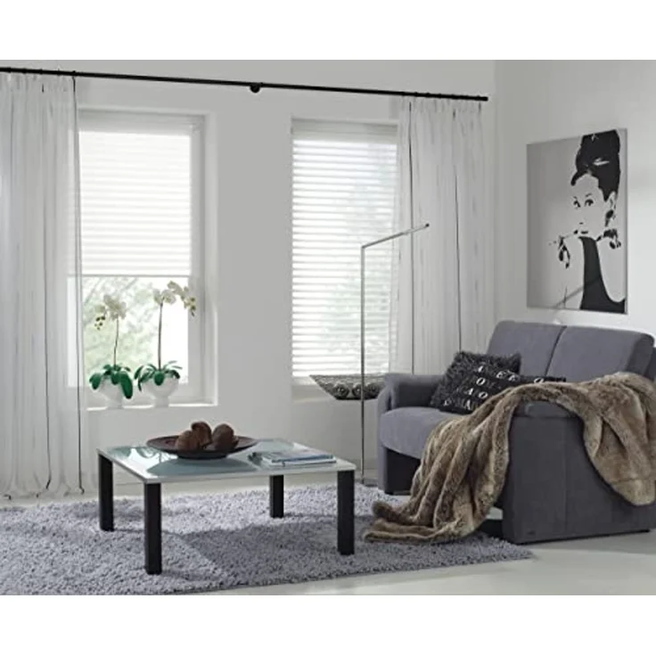 Gardinia Gardinenstange Innenlauf Chicago Ø 20 mm schwarz-matt 160 cm – Bild 5