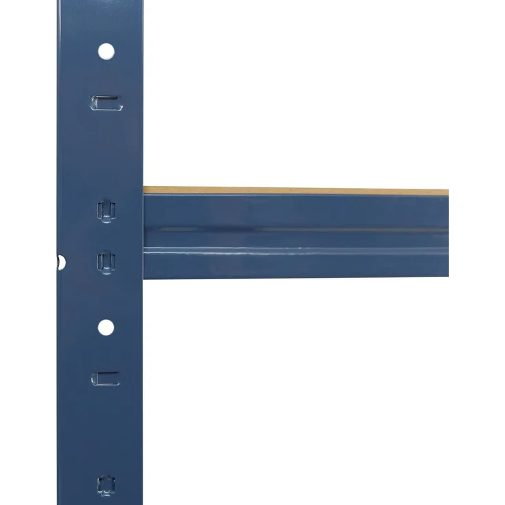 shelfplaza HOME 90x120x30 cm Schwerlastregal in blau mit 4 Böden und 175 kg Traglast pro Boden – Bild 3