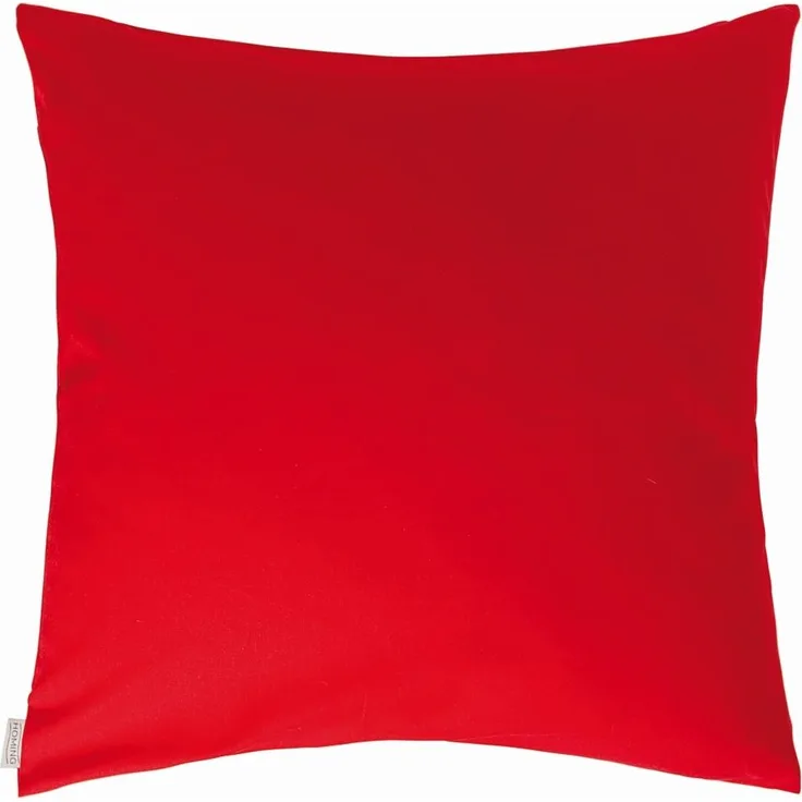 Homing Kissenhülle Jonas 50x50 cm rot Kissen Bezug Wohnzimmer Kissen Uni Deko