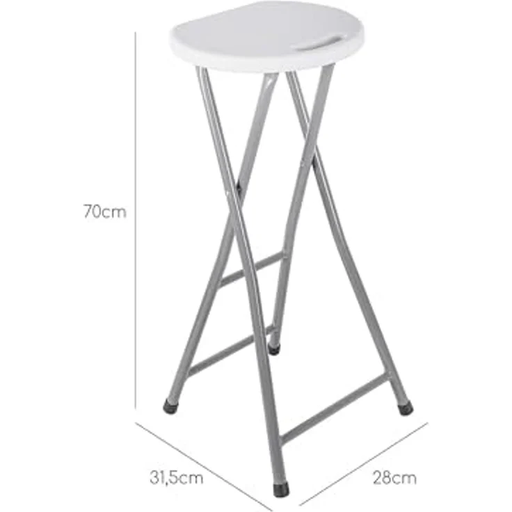 Aranaz hocker, Metall, 31.5 x 28 x 70 cm – Bild 2