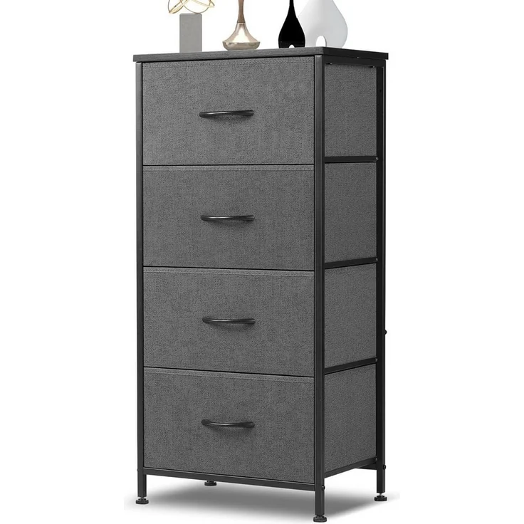 DUMOS Stauraumschrank Kommode mit Stoffschubladen, Stoffkommode für Schlafzimmer Geeignet Schubladenschränke – Bild 5