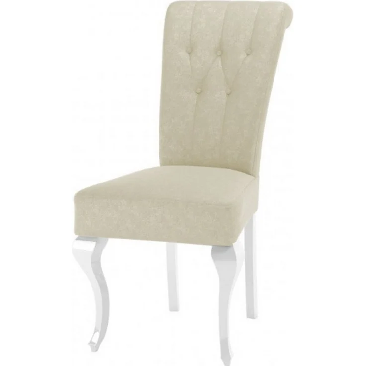Deine Möbel 24 Esszimmerstuhl LUISE S61 Stuhl 2 4 6 8 10 12 Stühle PREMIUM zum Esszimmer - Set (Beige Hellgrau Grau Anthrazit Graphit), Stühle in Samt Velour Glamour-Still – Bild 1