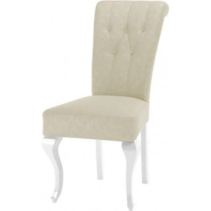 Deine Möbel 24 Esszimmerstuhl LUISE S61 Stuhl 2 4 6 8 10 12 Stühle PREMIUM zum Esszimmer - Set (Beige Hellgrau Grau Anthrazit Graphit), Stühle in Samt Velour Glamour-Still