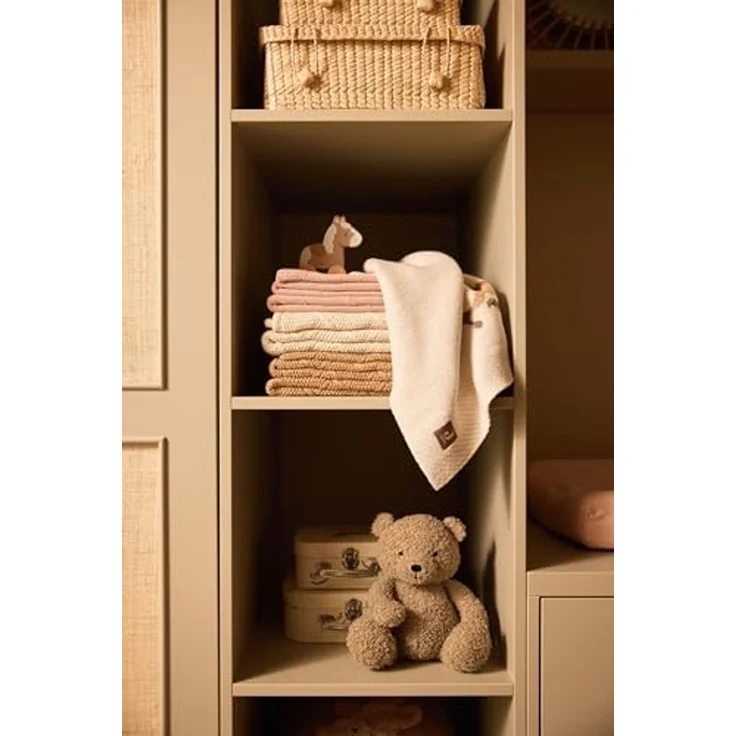 Jollein Check Knit Babydecke 75 x 100 cm - Oatmeal – Bild 6