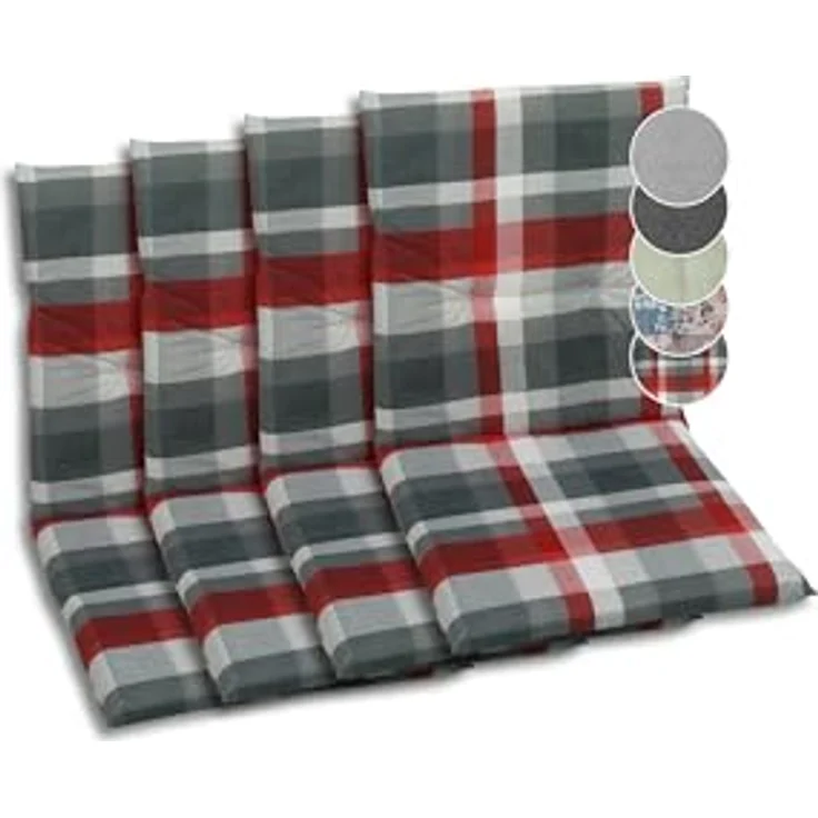 GO-DE Sitzauflage, (Spar-Set, 4 St), Maße ca.: 48 cm x 98 cm x 5 cm – Bild 2