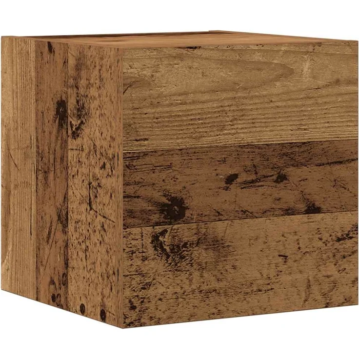 vidaXL 6-tlg. TV-Schrank-Set Wandmontage Altholz-Optik Holzwerkstoff 3329141 – Bild 7