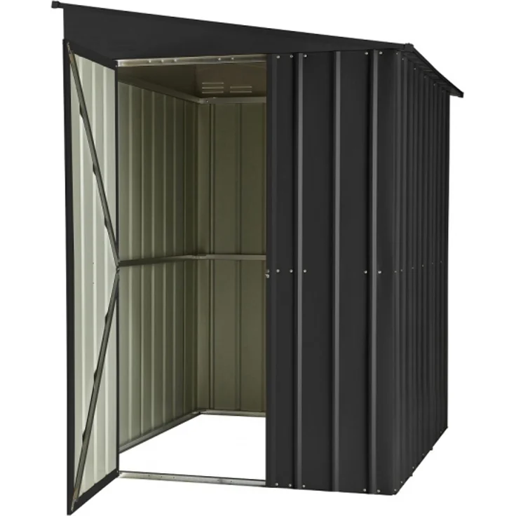 Globel Gerätehaus "Wand-Zierde Lean To" 56, anthrazit – Bild 2