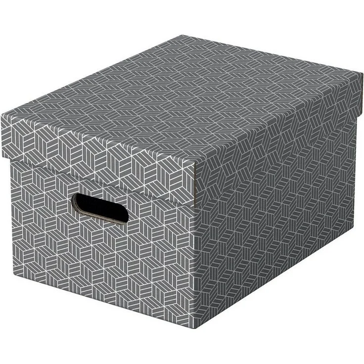 Esselte Aufbewahrungsboxen Home 17,5 l - 26,5 x 36,5 x 20,5 cm grau 1 Pack = 3 St. – Bild 3