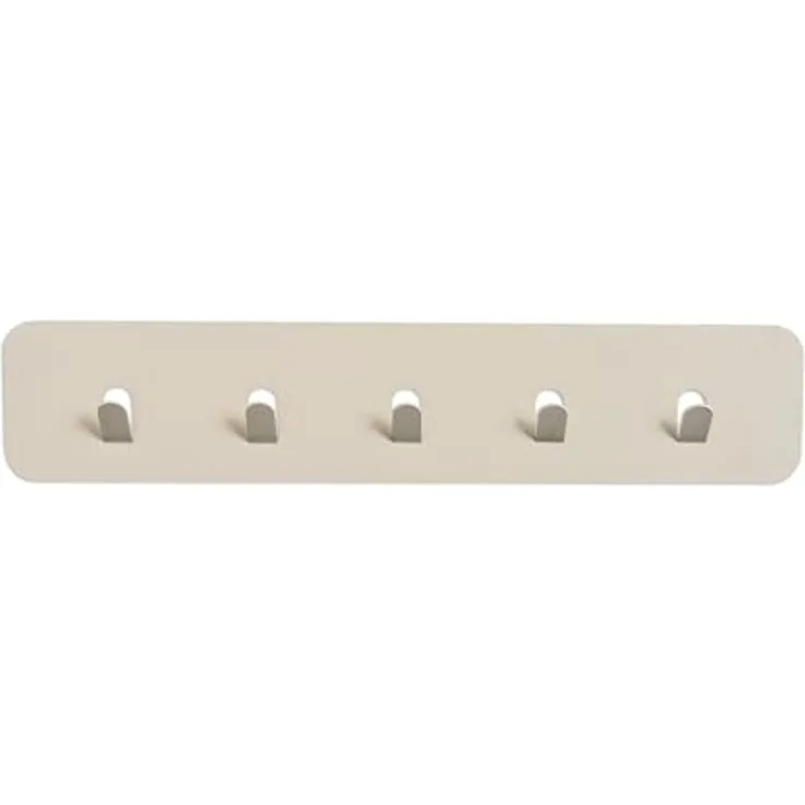 Garderobenleiste >Tilly< in cremweiß, Metall - 50x10x3cm (BxHxT)