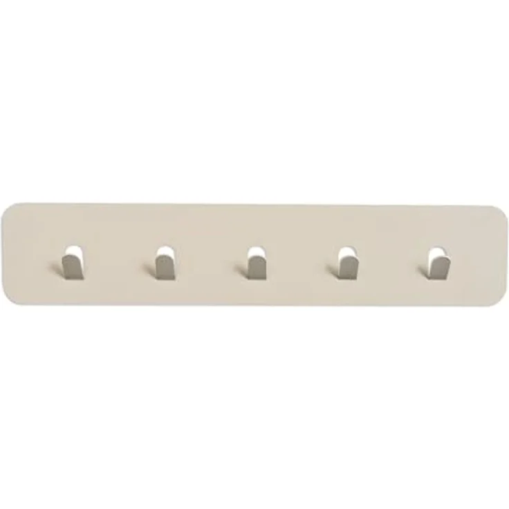 Garderobenleiste >Tilly< in cremweiß, Metall - 50x10x3cm (BxHxT) – Bild 1