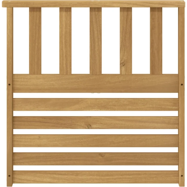vidaXL Armlehnen Modul 2 stk. Weiß 60 x 6 x 61 cm Massivholz Akazie 901523 – Bild 5