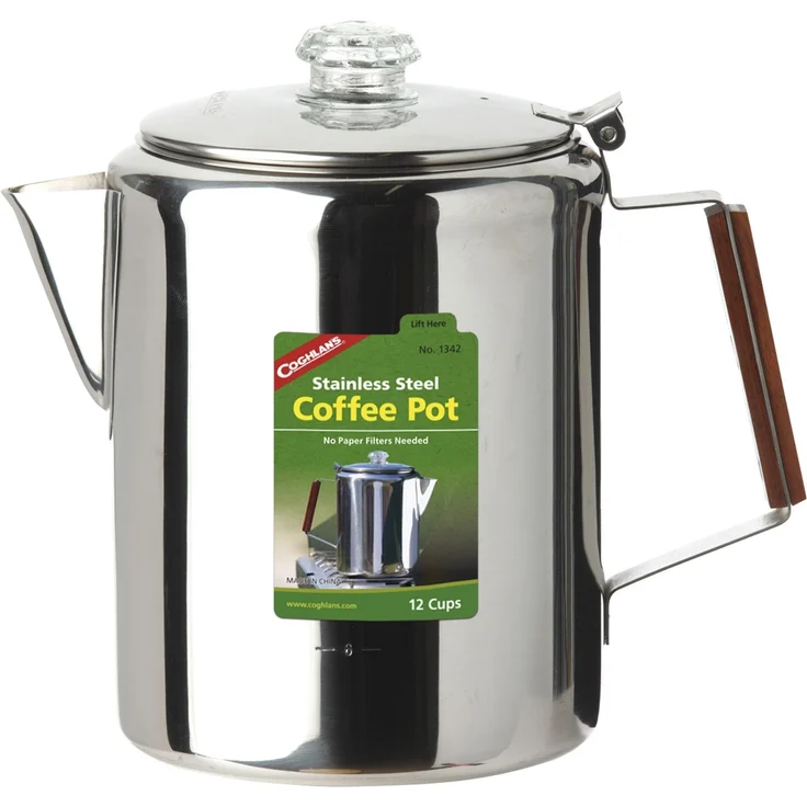 Coghlans Edelstahlkanne 'Coffee Pot', 12 Tassen – Bild 1