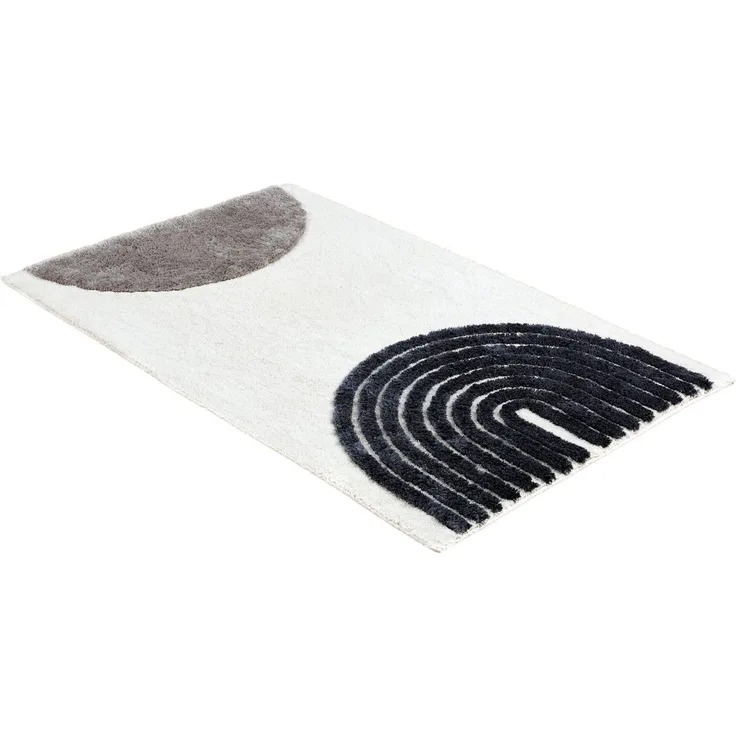 SCHÖNER WOHNEN-Kollektion Badematte Barbados 233, Höhe 17 mm, fußbodenheizungsgeeignet, Baumwolle, Viskose, rechteckig, kuschelweicher Badezimmerteppich, waschbar