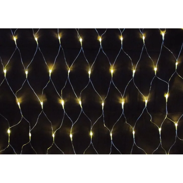 240er LED Lichternetz Lichterkette Außen Innen Weihnachtsbeleuchtung warmweiß