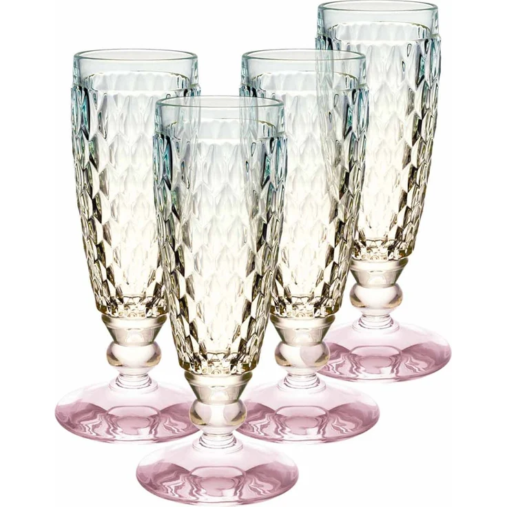 Villeroy & Boch Boston Pearl Sektglas 120 ml 4er Set – Bild 1