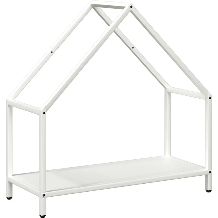 vidaXL Brennholzregal Weiß 60x25x60 cm Kaltgewalzter Stahl 864304