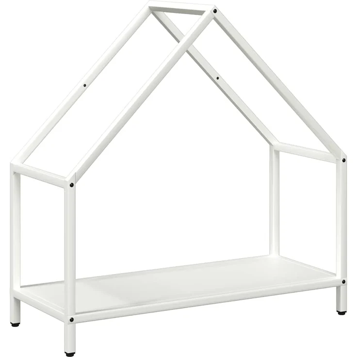vidaXL Brennholzregal Weiß 60x25x60 cm Kaltgewalzter Stahl 864304 – Bild 1