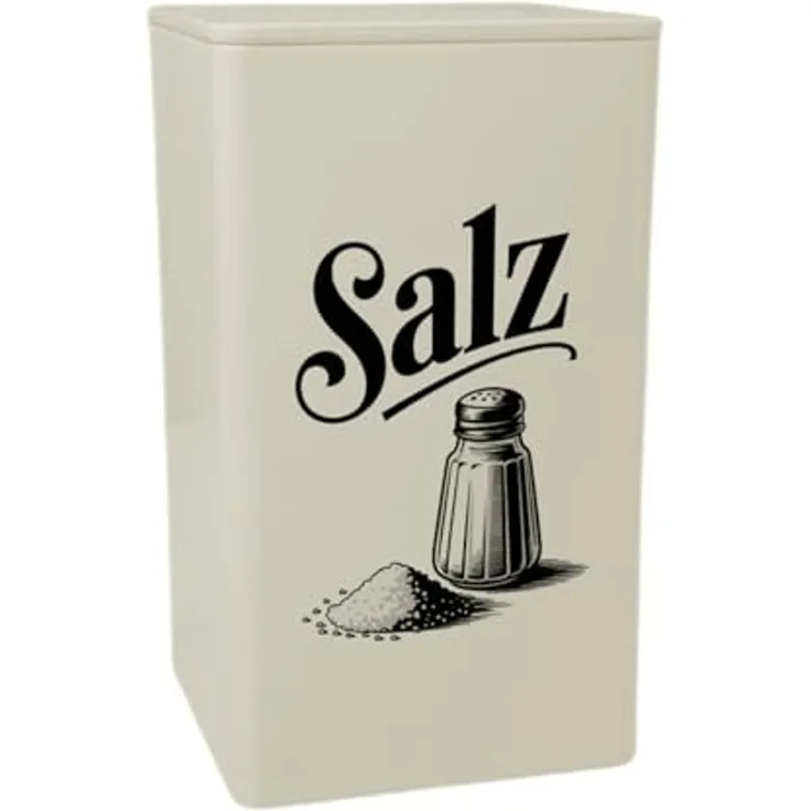 speecheese Aufbewahrungsdose Salz Vintage VorratsDose 900ml
