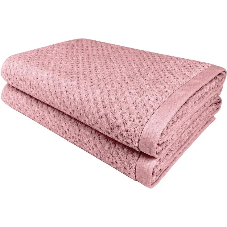 OTTO home Saunatuch Corrin, 2 Premium Saunatücher, 500 gr/m², 90x180 cm, Frottier (2-St), 100% Baumwolle, mit Struktur, weich, uni, 5 Jahre Garantie