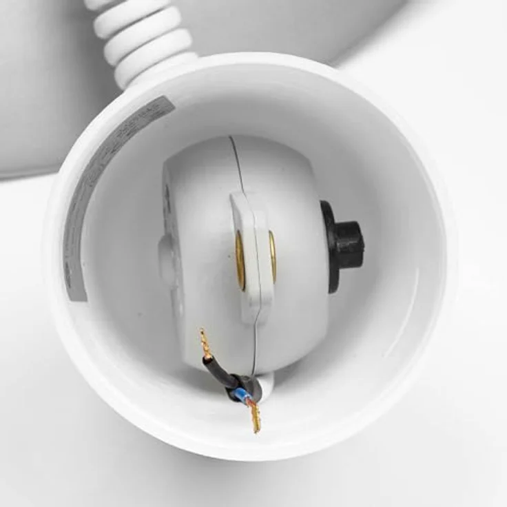 Lindby Hängelampe Nadija, höhenverstellbare Pendelleuchte, grau, 43 cm, E27 – Bild 9