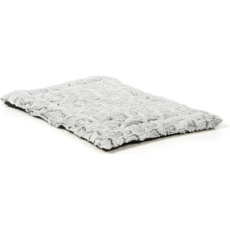 Wallace & Jones Tierdecke Hunde Plüsch-Liegedecke Snow, ca. 60 x 45 x 5 cm, rutschhemmende Hunde Liegedecke – Bild 2