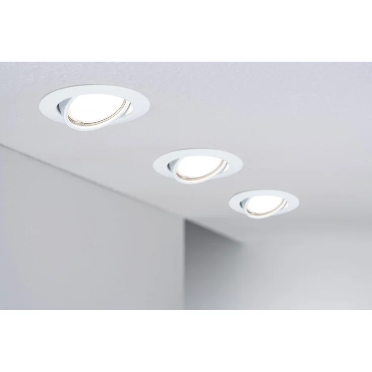 Paulmann 29268 Standard 230V LED Reflektor 3-er Set GU10 550lm 2700K Signalweiß – Bild 5